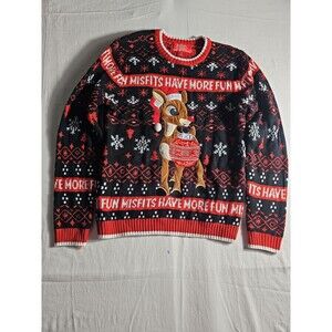 Rudolph the Red-Nosed Reindeer Misfits Have More Fun Christmas Sweater